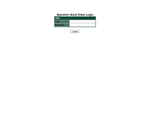 Tablet Screenshot of goodcheer.agatesoftware.com
